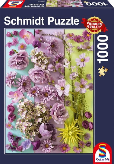 Schmidt, puzzle, Fioletowe kwiaty, 1000 el. Schmidt