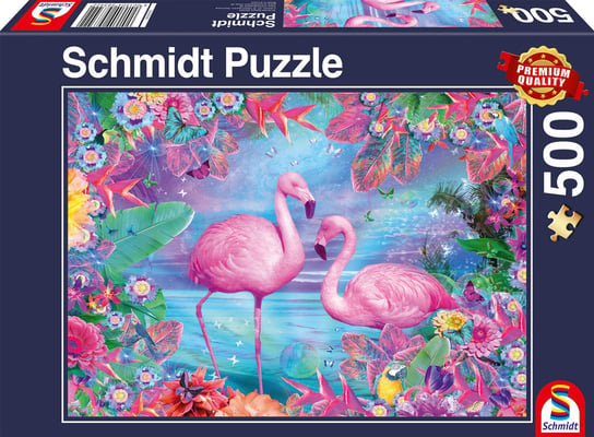 Schmidt, puzzle, Flamingi, 500 el. Schmidt