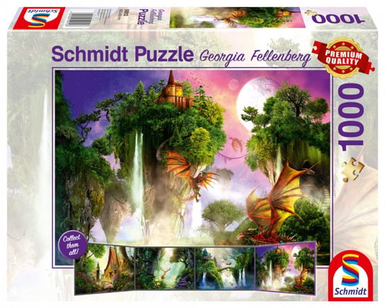 Schmidt, puzzle, Georgia Fellenberg, Opiekunowie lasu, 1000 el. Schmidt