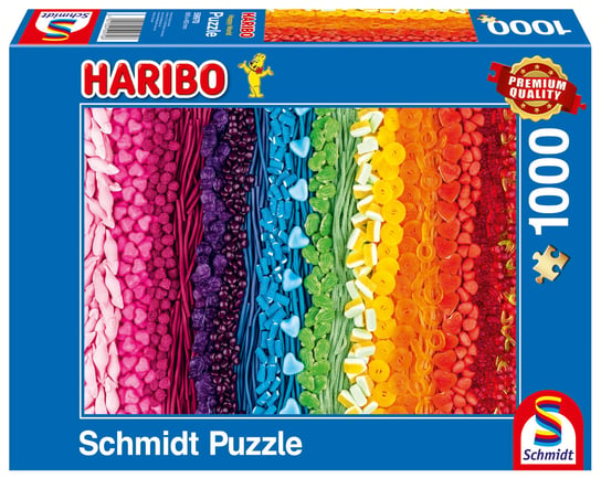 Schmidt, puzzle, Haribo, Kolorowe żelki, 1000 el. Schmidt