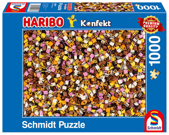 Schmidt, puzzle, Haribo, Lukrecjowe żelki, 1000 el. Schmidt