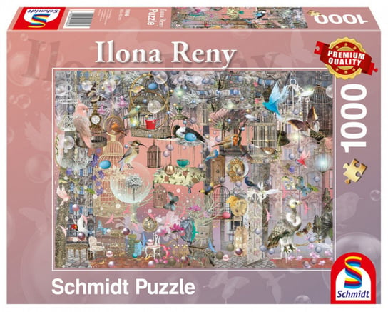 Schmidt, puzzle, Ilona Reny Różowe piękno, 1000 el. Schmidt