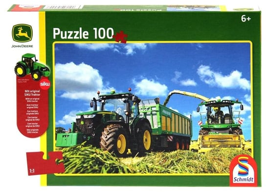Schmidt, puzzle, John Deere, Traktor, 100 el. Schmidt