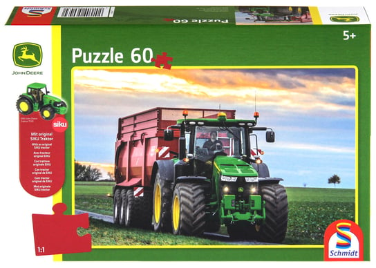 Schmidt, puzzle, John Deere, Traktor, 60 el. Schmidt