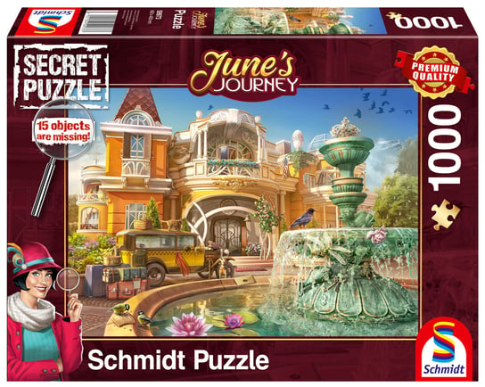 Schmidt, puzzle, June's Journey (Secret Puzzle) Rodzinny dom na Wyspie Orchidei, 1000 el. Schmidt