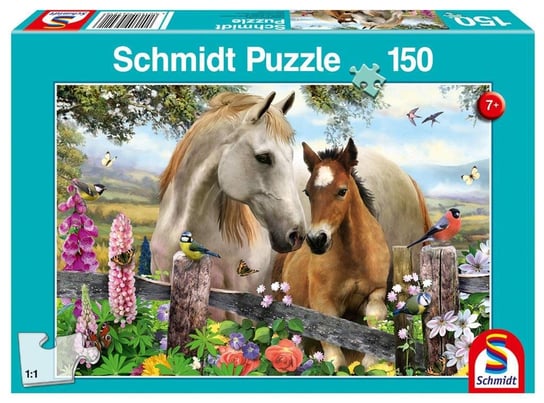 Schmidt, puzzle, Klacz i źrebię, 150 el. Schmidt