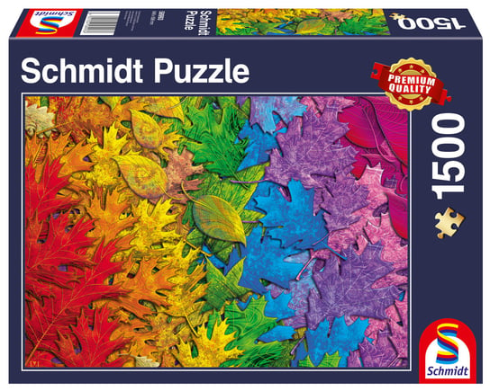 Schmidt, puzzle, Kolorowe liście, 1500 el. Schmidt