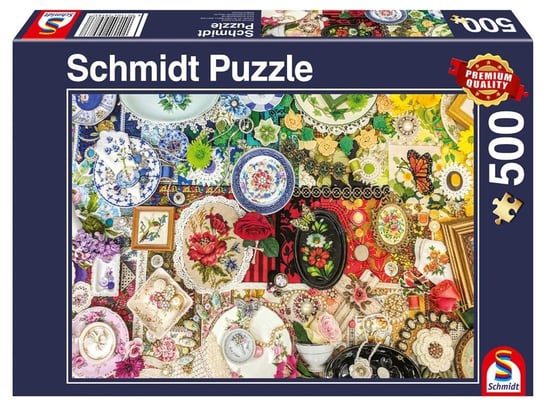 Schmidt, puzzle, Kolorowe ozdoby, 500 el. Schmidt
