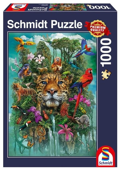 Schmidt, puzzle, Król dżungli, 1000 el. Schmidt