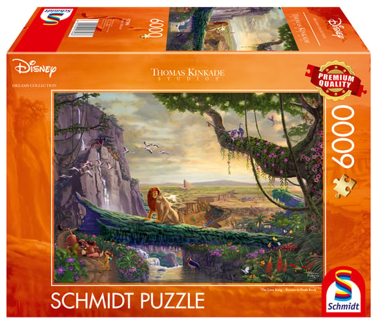 Schmidt, puzzle, Król Lew, 6000 el. Schmidt