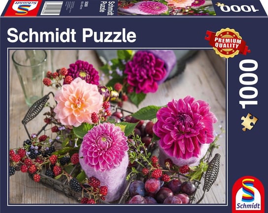 Schmidt, puzzle, Kwiaty i owoce, 1000 el. Schmidt