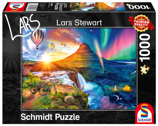 Schmidt, puzzle, Lars Stewart Islandia (Dzień / Noc), 1000 el. Schmidt