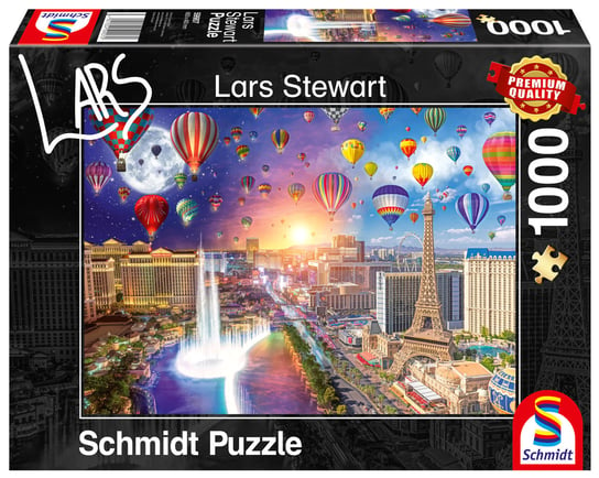 Schmidt, puzzle, Lars Stewart Las Vegas (Dzień / Noc), 1000 el. Schmidt