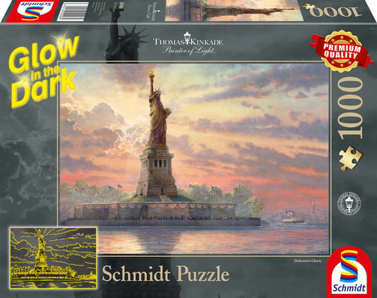 Schmidt, puzzle, Lombard Statua Wolności / Nowy Jork, 1000 el. Schmidt