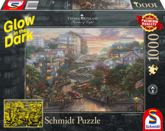 Schmidt, puzzle, Lombard Street / San Francisco, 1000 el. Schmidt