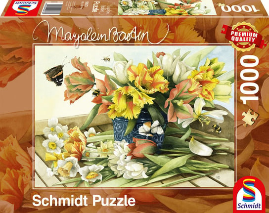 Schmidt, puzzle, Marjolein Bastin, Wiosenne kwiaty, 1000 el. Schmidt