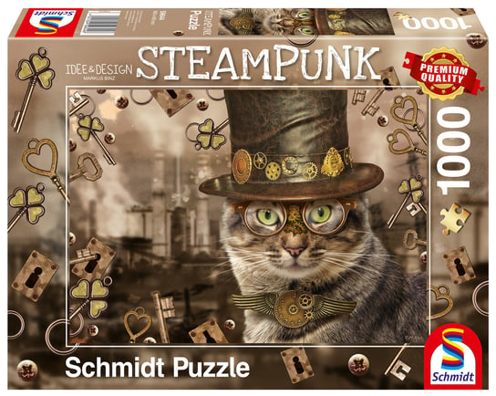 Schmidt, puzzle, Markus Binz Kot (steampunk), 1000 el. Schmidt