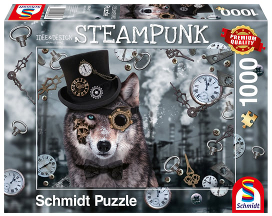 Schmidt, puzzle, Markus Binz Wilk (steampunk), 1000 el. Schmidt