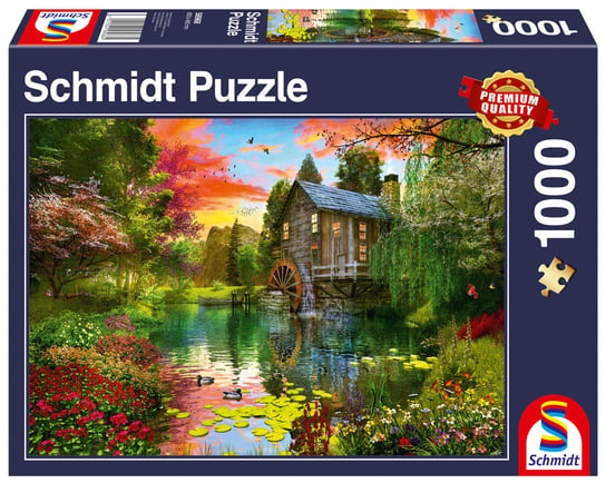 Schmidt, puzzle, Młyn wodny, 1000 el. Schmidt