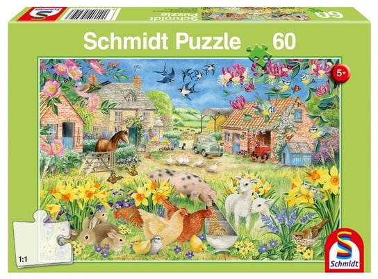 Schmidt, puzzle, Moja mała farma, 60 el. Schmidt