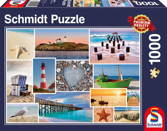 Schmidt, puzzle, Nad morzem, 1000 el. Schmidt