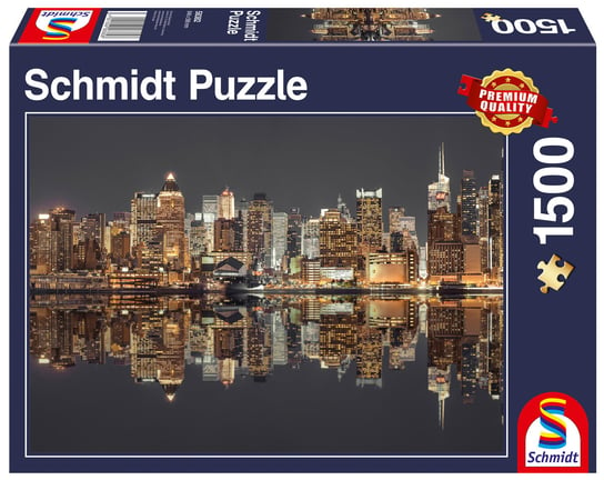 Schmidt, puzzle, Nowy Jork nocą, 1500 el. Schmidt