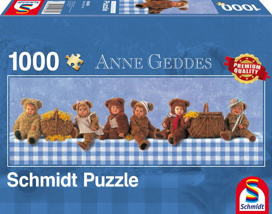 Schmidt, puzzle, panoramiczne Niedźwiadki na pikniku, 1000 el. Schmidt