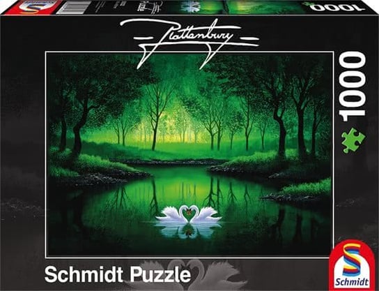 Schmidt, puzzle, Para łabędzi, 1000 el. Schmidt