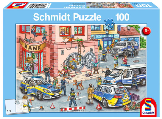 Schmidt, puzzle, Policyjna akcja, 100 el. Schmidt