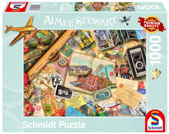 Schmidt, Puzzle PQ AIMEE STEWART Wspomnienia z podróży, 1000 el. Schmidt