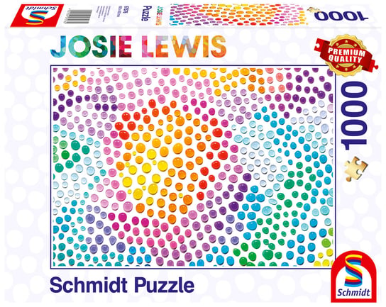 Schmidt, Puzzle PQ JOSIE LEWIS Kolorowe bańki mydlane, 1000 el. Schmidt