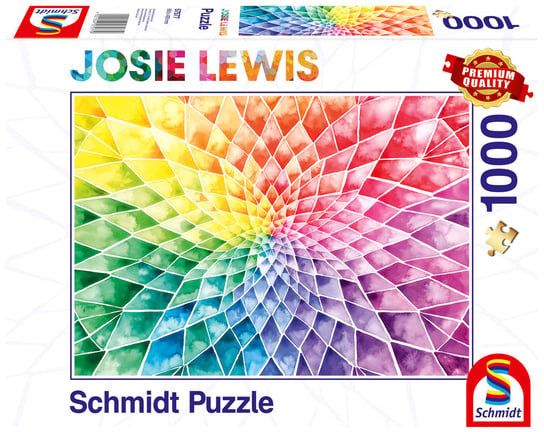 Schmidt, Puzzle PQ JOSIE LEWIS Kolorowy kwiat, 1000 el. Schmidt