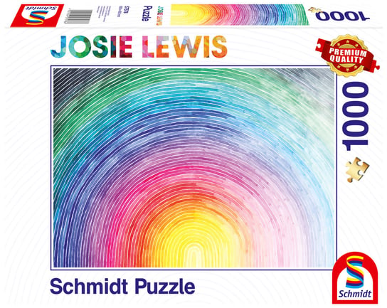 Schmidt, Puzzle PQ JOSIE LEWIS Narodziny tęczy, 1000 el. Schmidt