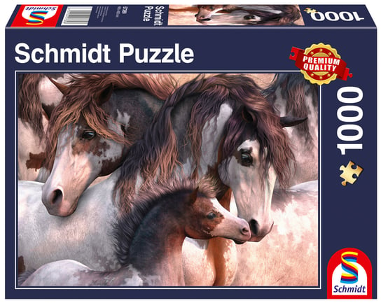 Schmidt, Puzzle PQ Konie Pinto, 1000 el. Schmidt