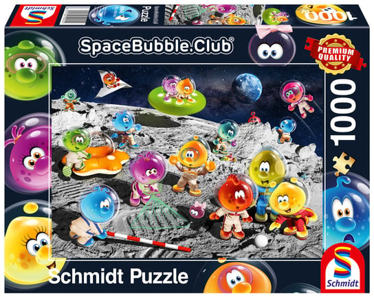 Schmidt, Puzzle PQ SPACEBUBBLE Na księżycu, 1000 el. Schmidt