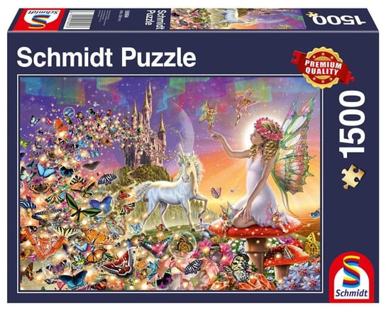 Schmidt, puzzle, PQ0 Baśniowa kraina, 1500 el. Schmidt