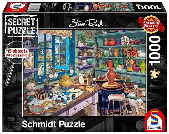 Schmidt, puzzle, Pracownia artystyczna, 1000 el. Schmidt
