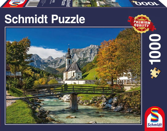 Schmidt, puzzle, Ramsau Bawaria, 1000 el. Schmidt