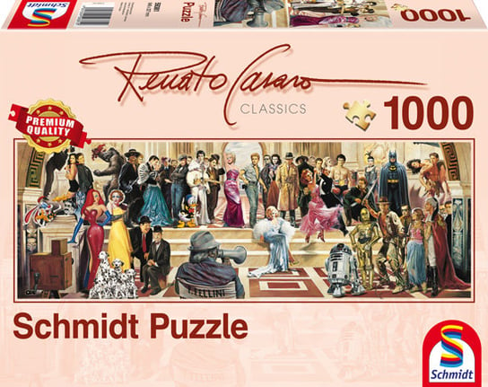 Schmidt, puzzle, Renato Casaro, 100 lat kina, 1000 el. Schmidt