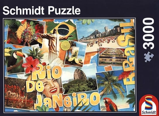 Schmidt, puzzle, Rio de Janeiro, 3000 el. Schmidt