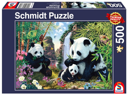 Schmidt, puzzle, Rodzina pand, 500 el. Schmidt