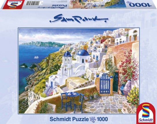 Schmidt, puzzle, Sam Park, Widok z Santorini, 1000 el. Schmidt