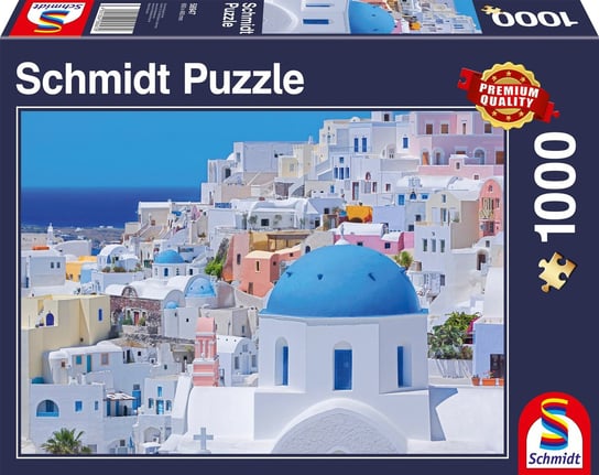 Schmidt, puzzle, Santorini / Grecja, 1000 el. Schmidt