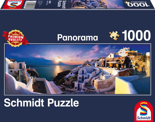 Schmidt, puzzle, Santorini / Grecja (Panorama), 1000 el. Schmidt