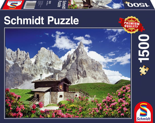 Schmidt, puzzle, Schronisko Baita Segantini / Dolomity, 1500 el. Schmidt