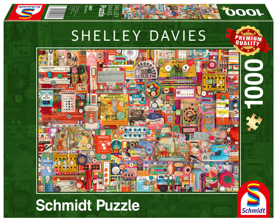 Schmidt, puzzle, Shelley Davies Akcesoria Do Szycia, 1000 el. Schmidt
