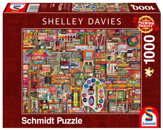 Schmidt, puzzle, Shelley Davies Artykuły Plastyczne, 1000 el. Schmidt