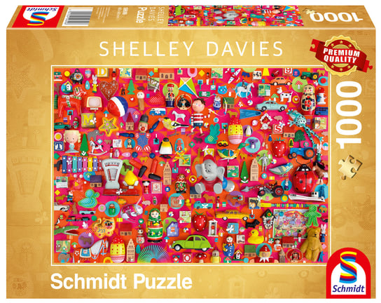 Schmidt, puzzle, Shelley Davies Zabawki Retro, 1000 el. Schmidt