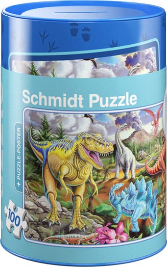Schmidt, puzzle, Skarbonka, Dinozaury, 100 el. Schmidt