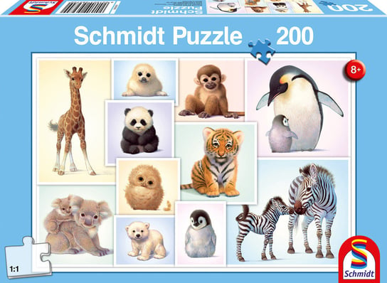 Schmidt, puzzle, Słodkie zwierzaki, 200 el. Schmidt